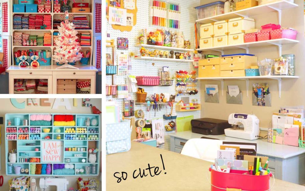 8 Adorable Craft Studios to Drool Over - Organizing for Artists 101